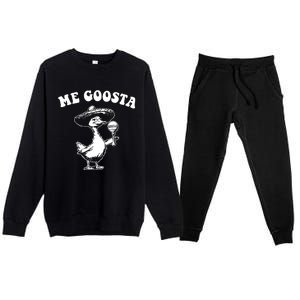 Funny Me Goosta Premium Crewneck Sweatsuit Set