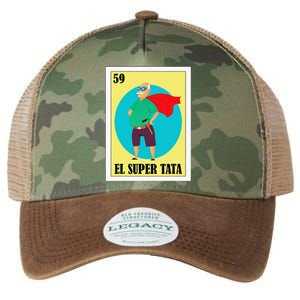 Funny Mexican Grandpa Design El Super Tata Legacy Tie Dye Trucker Hat