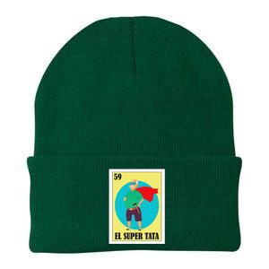 Funny Mexican Grandpa Design El Super Tata Knit Cap Winter Beanie