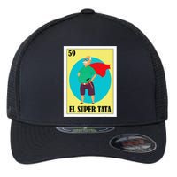 Funny Mexican Grandpa Design El Super Tata Flexfit Unipanel Trucker Cap