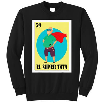 Funny Mexican Grandpa Design El Super Tata Sweatshirt