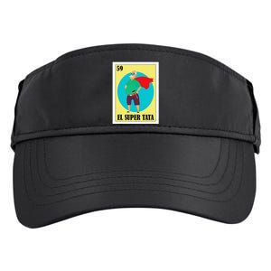 Funny Mexican Grandpa Design El Super Tata Adult Drive Performance Visor