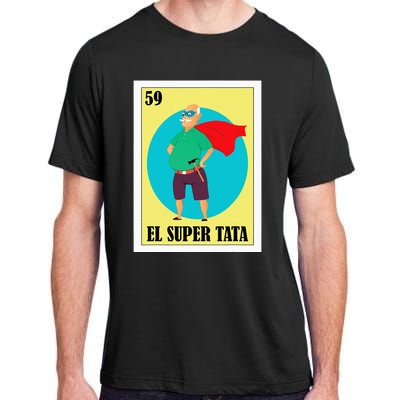 Funny Mexican Grandpa Design El Super Tata Adult ChromaSoft Performance T-Shirt