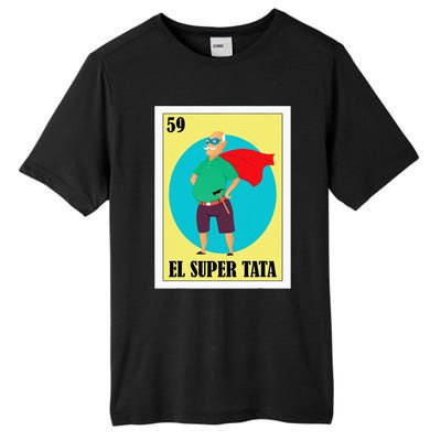 Funny Mexican Grandpa Design El Super Tata Tall Fusion ChromaSoft Performance T-Shirt