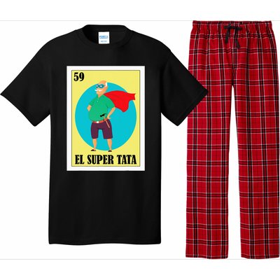 Funny Mexican Grandpa Design El Super Tata Pajama Set