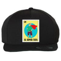 Funny Mexican Grandpa Design El Super Tata Wool Snapback Cap