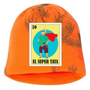 Funny Mexican Grandpa Design El Super Tata Kati - Camo Knit Beanie