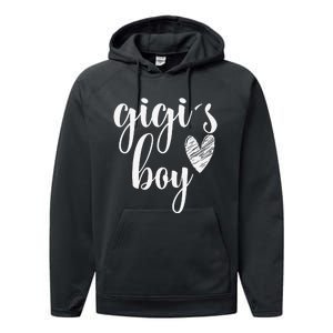 Funny Matching Gigi For Grandma Whit Mother's Day Performance Fleece Hoodie