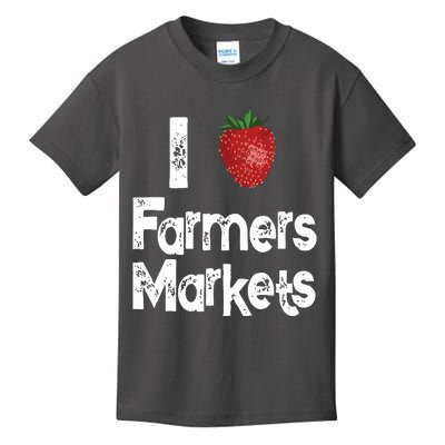 Farm Market Garden Strawberry Farmers Delicious Fruit Lover Kids T-Shirt