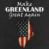 Funny Make Greenland Great Again Garment-Dyed Heavyweight T-Shirt