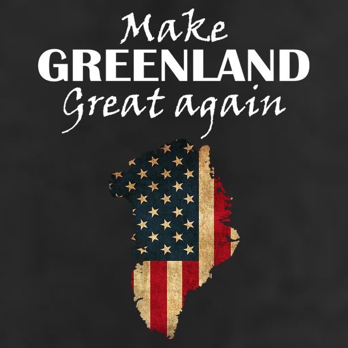 Funny Make Greenland Great Again Garment-Dyed Heavyweight T-Shirt
