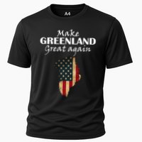 Funny Make Greenland Great Again Cooling Performance Crew T-Shirt