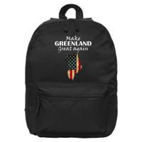 Funny Make Greenland Great Again 16 in Basic Backpack