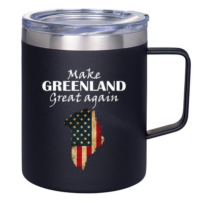 Funny Make Greenland Great Again 12oz Stainless Steel Coffee Mug