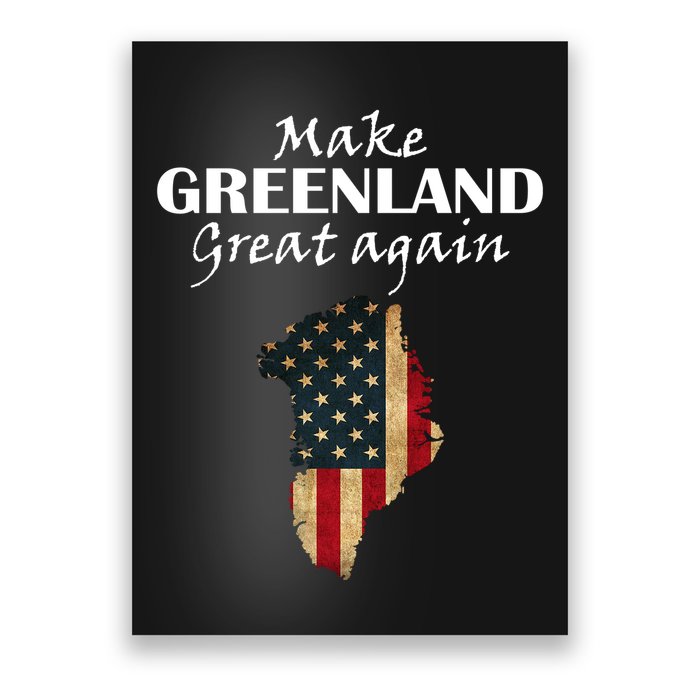 Funny Make Greenland Great Again Poster