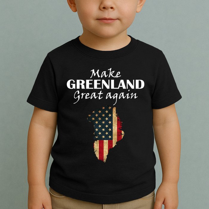 Funny Make Greenland Great Again Toddler T-Shirt