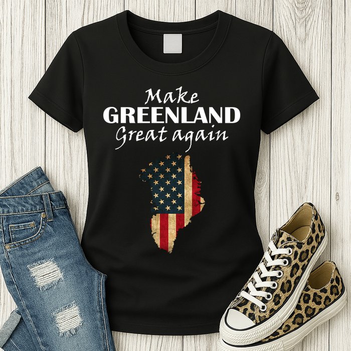 Funny Make Greenland Great Again Womens T-Shirt