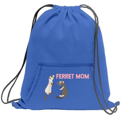 Ferret Mom Gift Sweatshirt Cinch Pack Bag