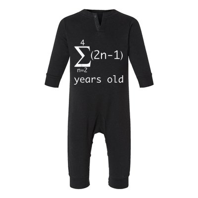 Funny Math Geek Shirt-15th Birthday 15 Years Old Boy, Girl Infant Fleece One Piece