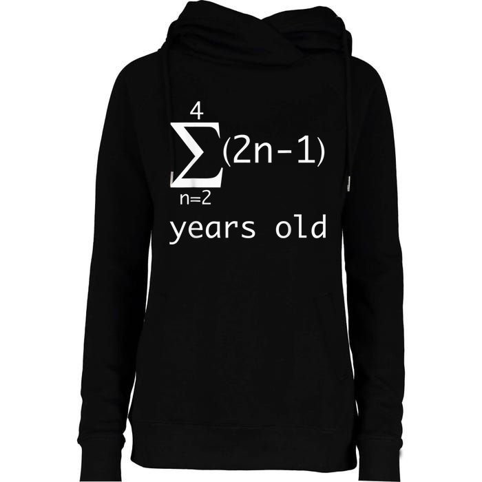 Funny Math Geek Shirt-15th Birthday 15 Years Old Boy, Girl Womens Funnel Neck Pullover Hood