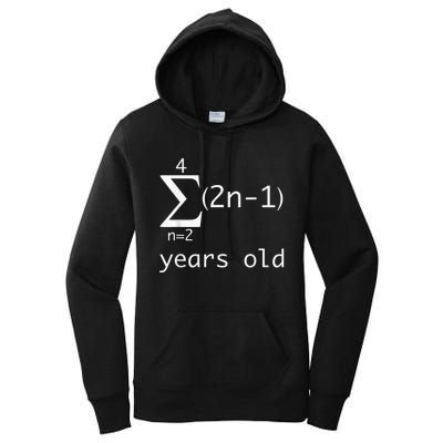 Funny Math Geek Shirt-15th Birthday 15 Years Old Boy, Girl Women's Pullover Hoodie