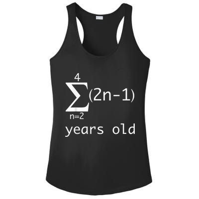 Funny Math Geek Shirt-15th Birthday 15 Years Old Boy, Girl Ladies PosiCharge Competitor Racerback Tank
