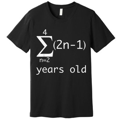 Funny Math Geek Shirt-15th Birthday 15 Years Old Boy, Girl Premium T-Shirt