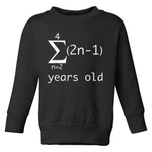 Funny Math Geek Shirt-15th Birthday 15 Years Old Boy, Girl Toddler Sweatshirt