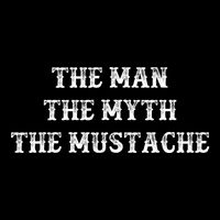 Funny Mustache Gift The Man The Myth The Mustache Impact Tech Backpack
