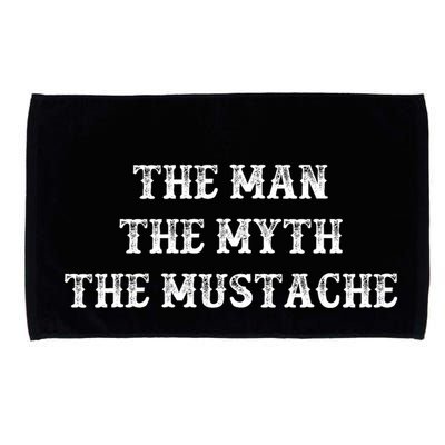 Funny Mustache Gift The Man The Myth The Mustache Microfiber Hand Towel