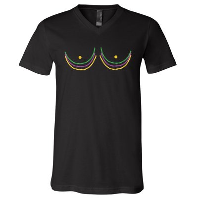 Funny Mardi Gras Carnival Lover V-Neck T-Shirt