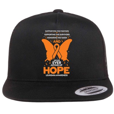 Faith My God Is Stronger Than Leukemia Awareness Ribbon Flatbill Hat