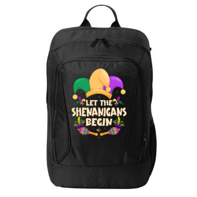 Funny Mardi Gras Let The Shenanigans Begin City Backpack