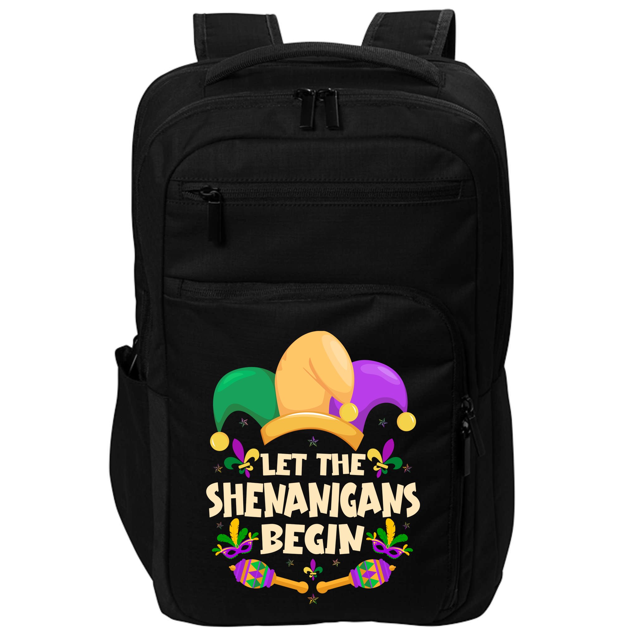 Funny Mardi Gras Let The Shenanigans Begin Impact Tech Backpack