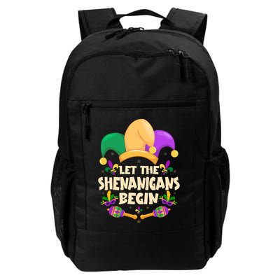 Funny Mardi Gras Let The Shenanigans Begin Backpack
