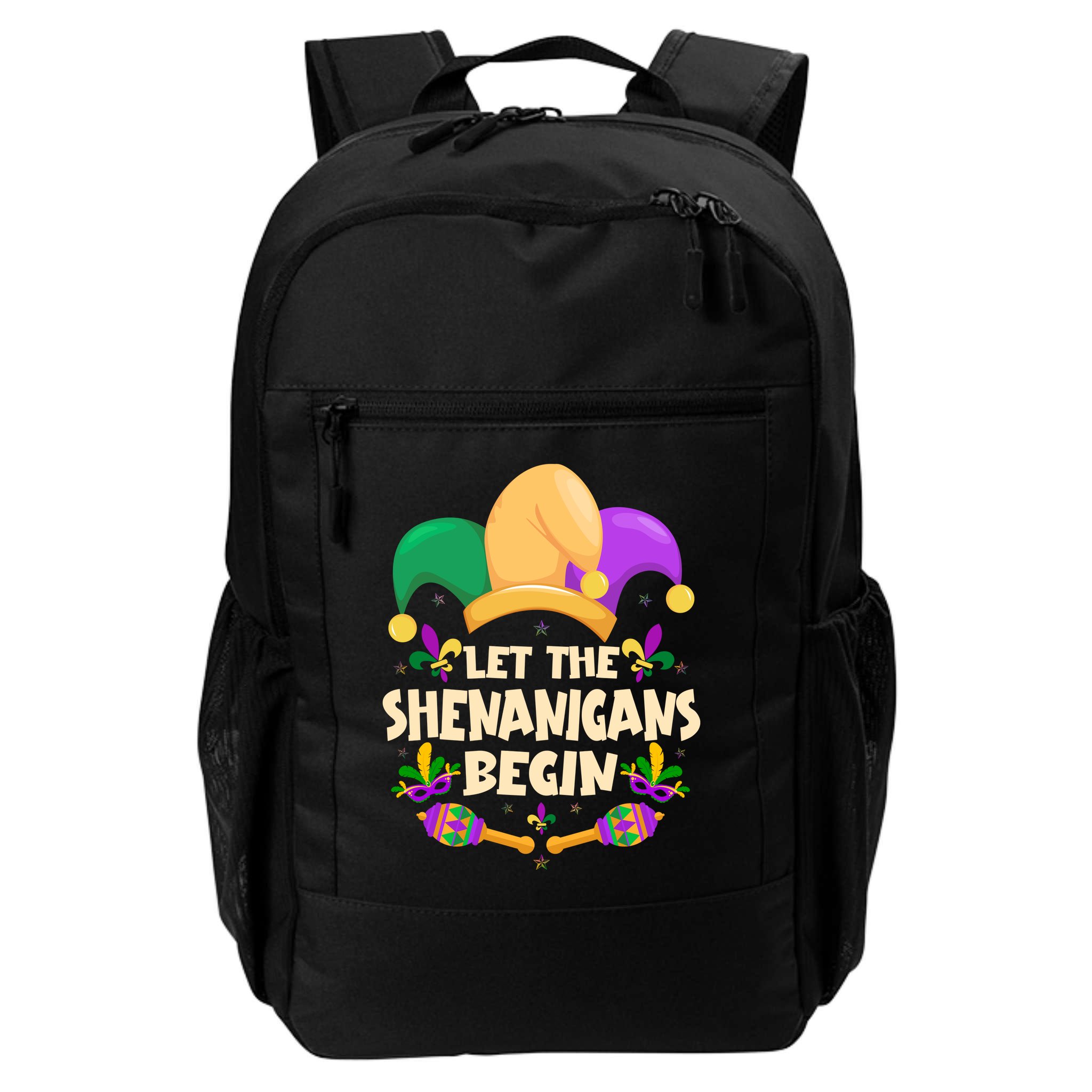 Funny Mardi Gras Let The Shenanigans Begin Backpack