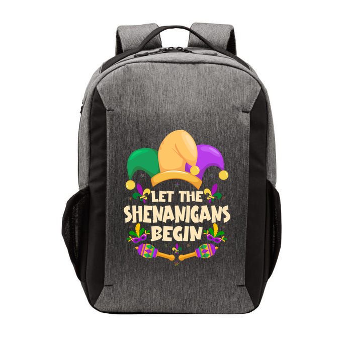 Funny Mardi Gras Let The Shenanigans Begin Vector Backpack