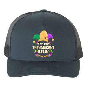 Funny Mardi Gras Let The Shenanigans Begin Yupoong Adult 5-Panel Trucker Hat