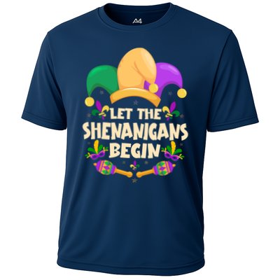 Funny Mardi Gras Let The Shenanigans Begin Performance Shirt