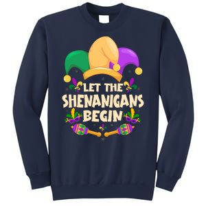 Funny Mardi Gras Let The Shenanigans Begin Sweatshirt