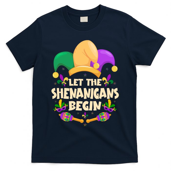 Funny Mardi Gras Let The Shenanigans Begin T-Shirt