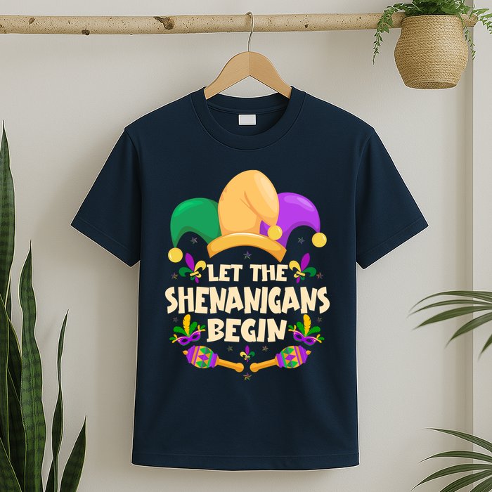 Funny Mardi Gras Let The Shenanigans Begin T-Shirt
