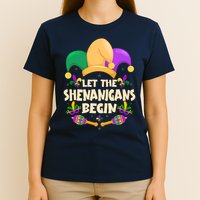 Funny Mardi Gras Let The Shenanigans Begin T-Shirt