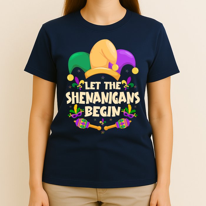 Funny Mardi Gras Let The Shenanigans Begin T-Shirt