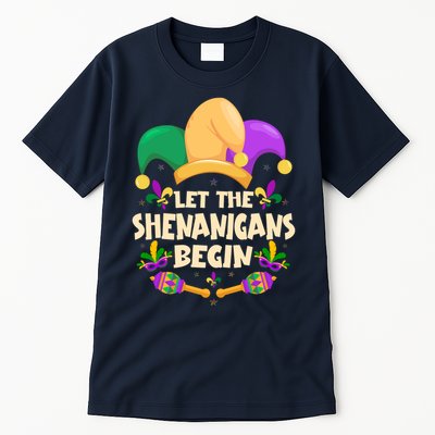 Funny Mardi Gras Let The Shenanigans Begin Tall T-Shirt