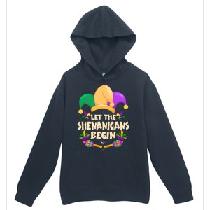 Funny Mardi Gras Let The Shenanigans Begin Urban Pullover Hoodie