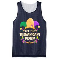 Funny Mardi Gras Let The Shenanigans Begin Mesh Reversible Basketball Jersey Tank