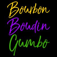 Funny Mardi Gras Quote New Orleans Gift Bourbon Boudin Gumbo Visor
