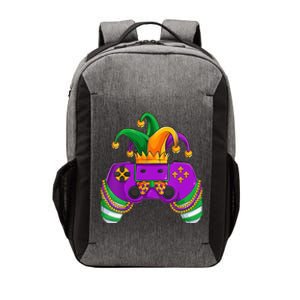 Funny Mardi Gras Video Games Controller Jester Hat Gamer Vector Backpack