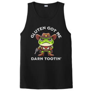 Frog Meme Gluten Got Me Darn Tootin Gluten Free Diet PosiCharge Competitor Tank